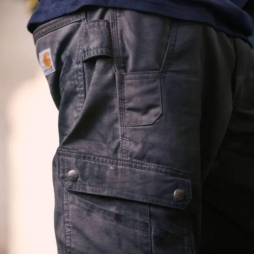 Χαλαρό, ίσιο παντελόνι cargo με Double Knee Pant από Ripstop - Παντελόνι εργασίας