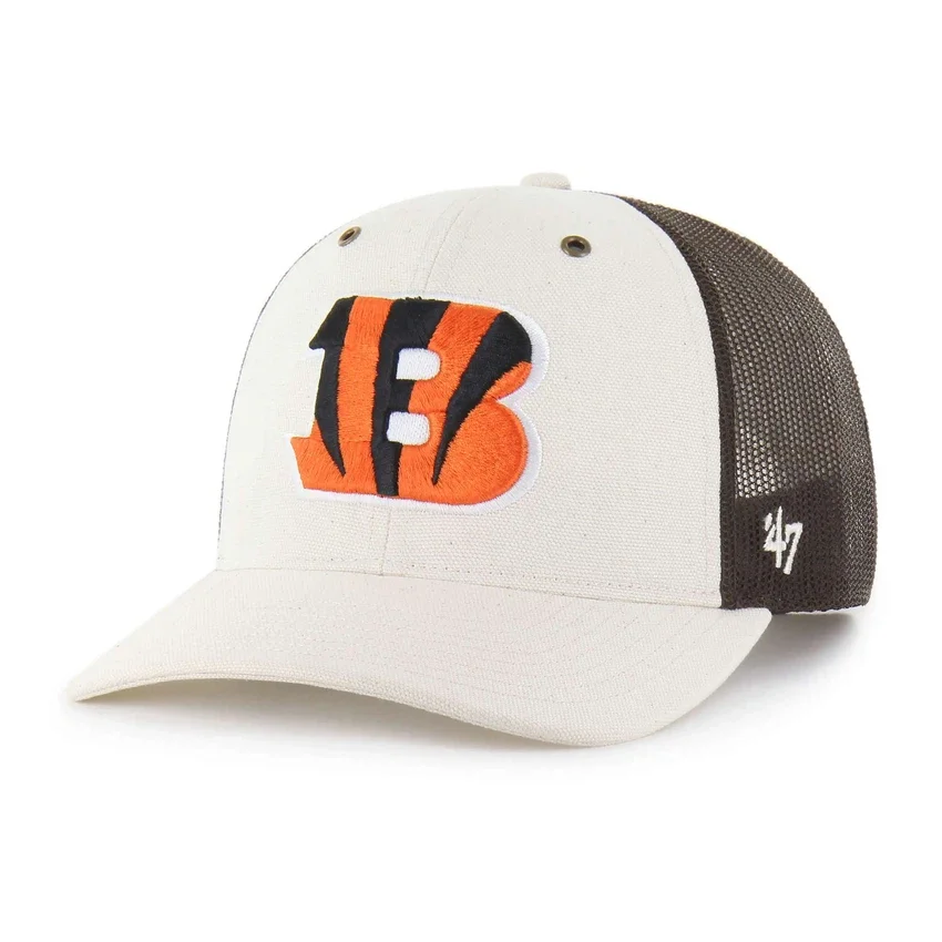 Cincinnati Bengals '47 Αβαφές καπέλο Trucker χαλαρής εφαρμογής