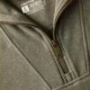 Γυναικείο ελαφρύ φούτερ Tencel με μισό φερμουάρ
