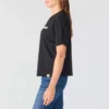 Γυναικείο ελαφρύ T-πουκάμισο Tencel με σχέδιο σημαίας