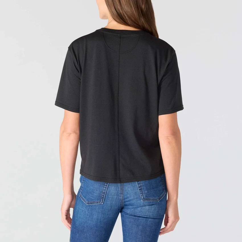 Γυναικείο ελαφρύ T-πουκάμισο Tencel με σχέδιο σημαίας