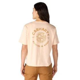 Γυναικείο ελαφρύ T-shirt Tencel με χαλαρή εφαρμογή και floral σχέδιο