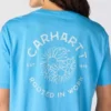 Γυναικείο ελαφρύ T-shirt Tencel με χαλαρή εφαρμογή και floral σχέδιο