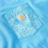 Γυναικείο ελαφρύ T-shirt Tencel με χαλαρή εφαρμογή και floral σχέδιο