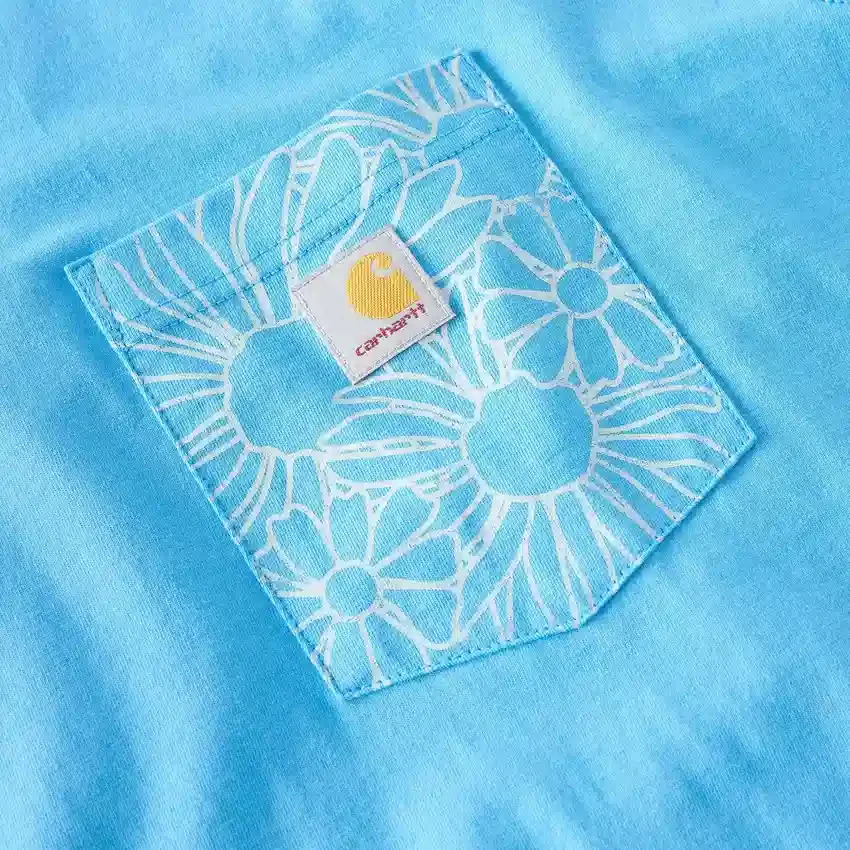 Γυναικείο ελαφρύ T-shirt Tencel με χαλαρή εφαρμογή και floral σχέδιο