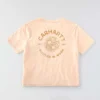 Γυναικείο ελαφρύ T-shirt Tencel με χαλαρή εφαρμογή και floral σχέδιο