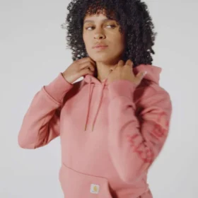 Γυναικείο εμβληματικό φούτερ με κουκούλα Clarksburg, χαλαρή εφαρμογή και επένδυση από φλις