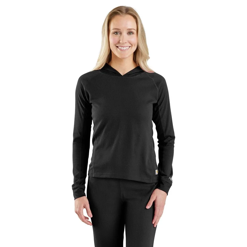 Γυναικείο φούτερ με κουκούλα Carhartt Force® Midweight Micro-Grid Base Layer