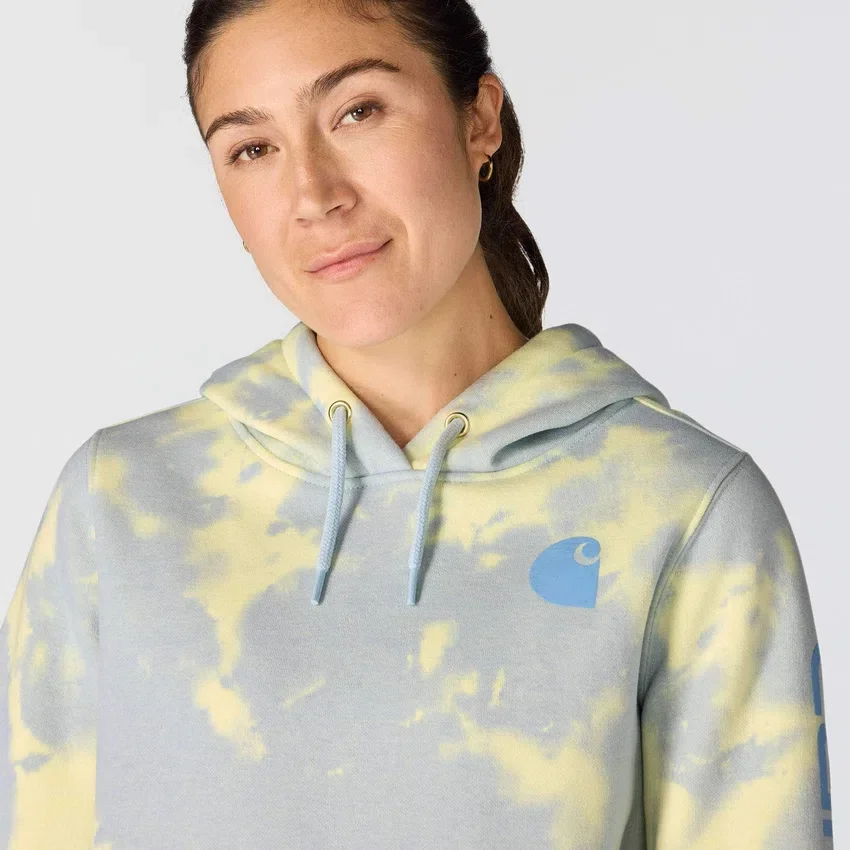 Γυναικείο φούτερ με κουκούλα Marquette Tie Dye