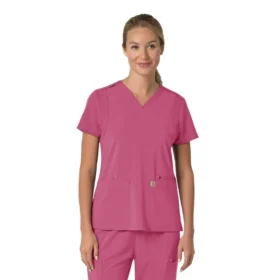 Γυναικείο μπλουζάκι εργασίας Force Cross-Flex με V-Neck και ελαστικά πάνελ