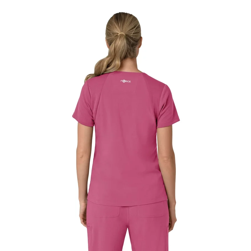 Γυναικείο μπλουζάκι εργασίας Force Cross-Flex με V-Neck και ελαστικά πάνελ