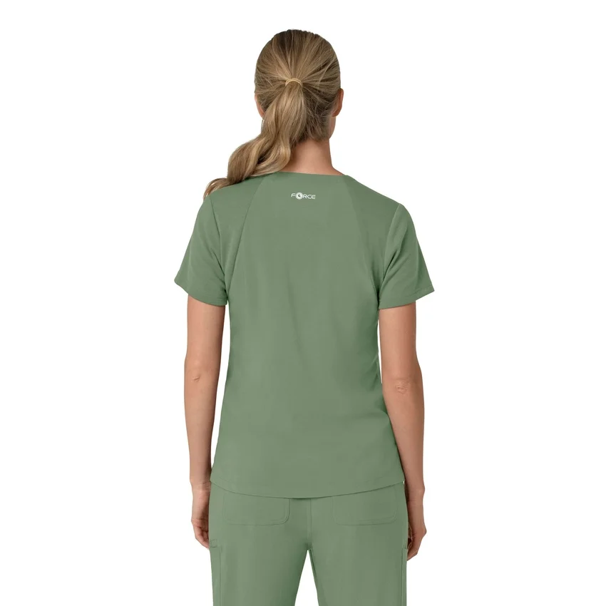 Γυναικείο μπλουζάκι εργασίας Force Cross-Flex με V-Neck και ελαστικά πάνελ