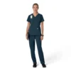 Γυναικείο μπλουζάκι εργασίας Force Cross-Flex με V-Neck και ελαστικά πάνελ