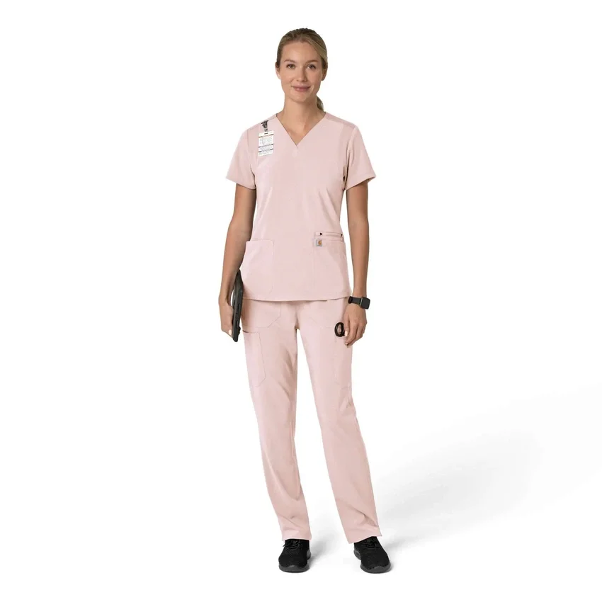 Γυναικείο μπλουζάκι εργασίας Force Cross-Flex με V-Neck και ελαστικά πάνελ