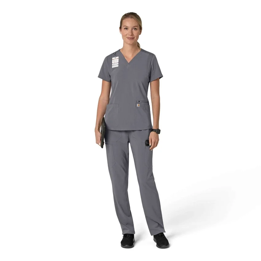 Γυναικείο μπλουζάκι εργασίας Force Cross-Flex με V-Neck και ελαστικά πάνελ