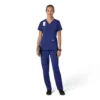 Γυναικείο μπλουζάκι εργασίας Force Cross-Flex με V-Neck και ελαστικά πάνελ