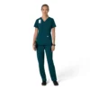 Γυναικείο μπλουζάκι εργασίας Force Cross-Flex με V-Neck και ελαστικά πάνελ