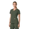 Γυναικείο μπλουζάκι εργασίας Force Cross-Flex με V-Neck και ελαστικά πάνελ