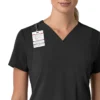 Γυναικείο μπλουζάκι εργασίας Force Cross-Flex με V-Neck και ελαστικά πάνελ