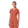 Γυναικείο μπλουζάκι εργασίας Force Cross-Flex με V-Neck και ελαστικά πάνελ