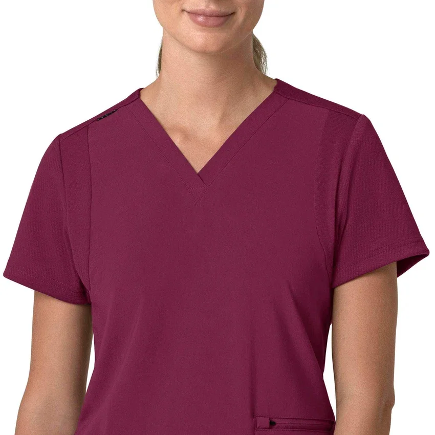 Γυναικείο μπλουζάκι εργασίας Force Cross-Flex με V-Neck και ελαστικά πάνελ