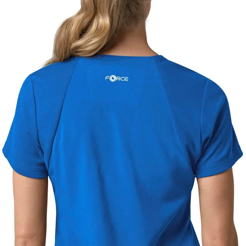 Γυναικείο μπλουζάκι εργασίας Force Cross-Flex με V-Neck και ελαστικά πάνελ