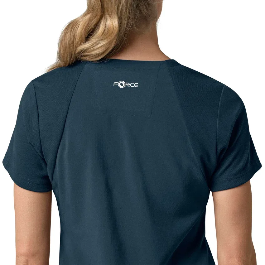 Γυναικείο μπλουζάκι εργασίας Force Cross-Flex με V-Neck και ελαστικά πάνελ