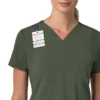Γυναικείο μπλουζάκι εργασίας Force Cross-Flex με V-Neck και ελαστικά πάνελ