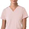 Γυναικείο μπλουζάκι εργασίας Force Cross-Flex με V-Neck και ελαστικά πάνελ