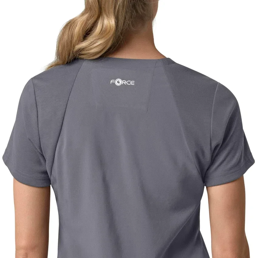 Γυναικείο μπλουζάκι εργασίας Force Cross-Flex με V-Neck και ελαστικά πάνελ
