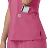 Γυναικείο μπλουζάκι εργασίας Force Cross-Flex με V-Neck και ελαστικά πάνελ