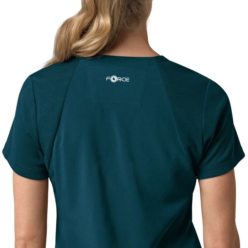 Γυναικείο μπλουζάκι εργασίας Force Cross-Flex με V-Neck και ελαστικά πάνελ