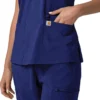 Γυναικείο μπλουζάκι εργασίας Force Cross-Flex με V-Neck και ελαστικά πάνελ