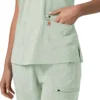 Γυναικείο μπλουζάκι εργασίας Force Cross-Flex με V-Neck και ελαστικά πάνελ