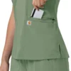 Γυναικείο μπλουζάκι εργασίας Force Cross-Flex με V-Neck και ελαστικά πάνελ
