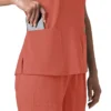 Γυναικείο μπλουζάκι εργασίας Force Cross-Flex με V-Neck και ελαστικά πάνελ