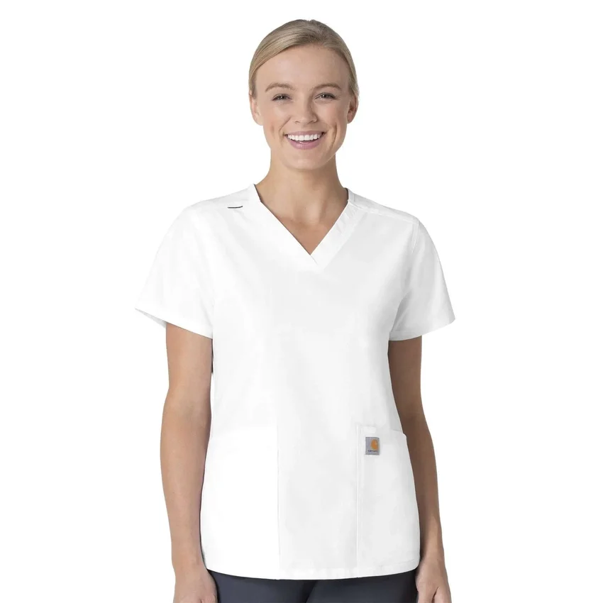 Γυναικείο μπλουζάκι εργασίας Force Essentials με V-neck
