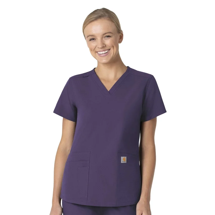 Γυναικείο μπλουζάκι εργασίας Force Essentials με V-neck