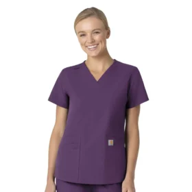 Γυναικείο μπλουζάκι εργασίας Force Essentials με V-neck