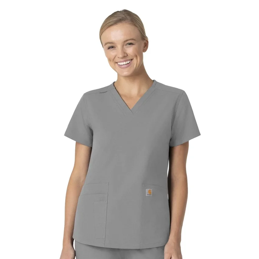 Γυναικείο μπλουζάκι εργασίας Force Essentials με V-neck