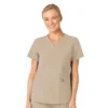 Γυναικείο μπλουζάκι εργασίας Force Essentials με V-neck