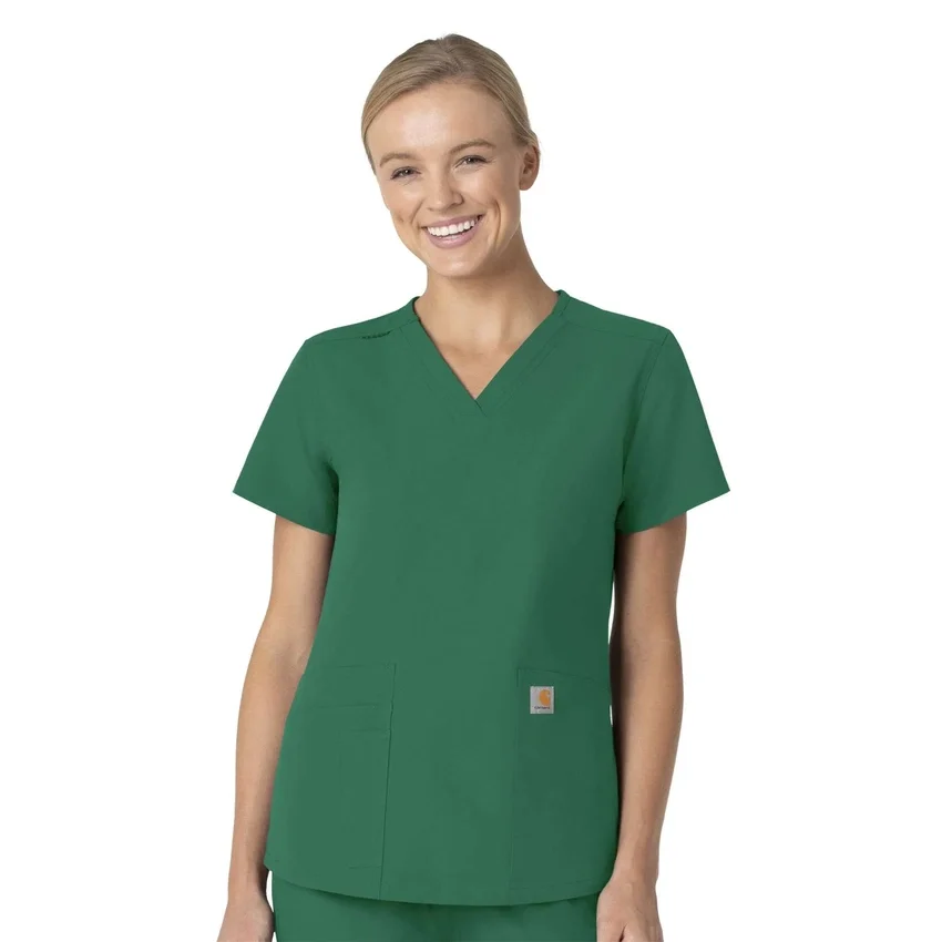 Γυναικείο μπλουζάκι εργασίας Force Essentials με V-neck