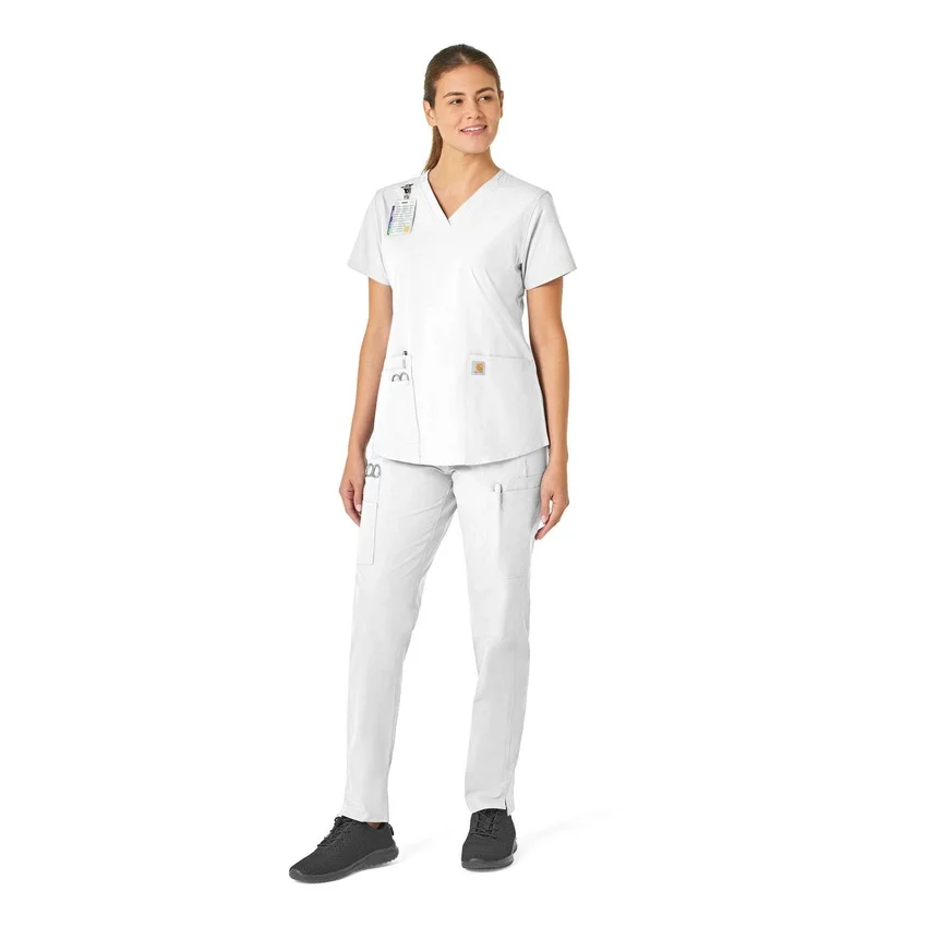 Γυναικείο μπλουζάκι εργασίας Force Essentials με V-neck