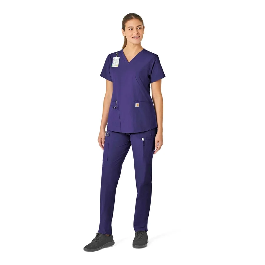 Γυναικείο μπλουζάκι εργασίας Force Essentials με V-neck