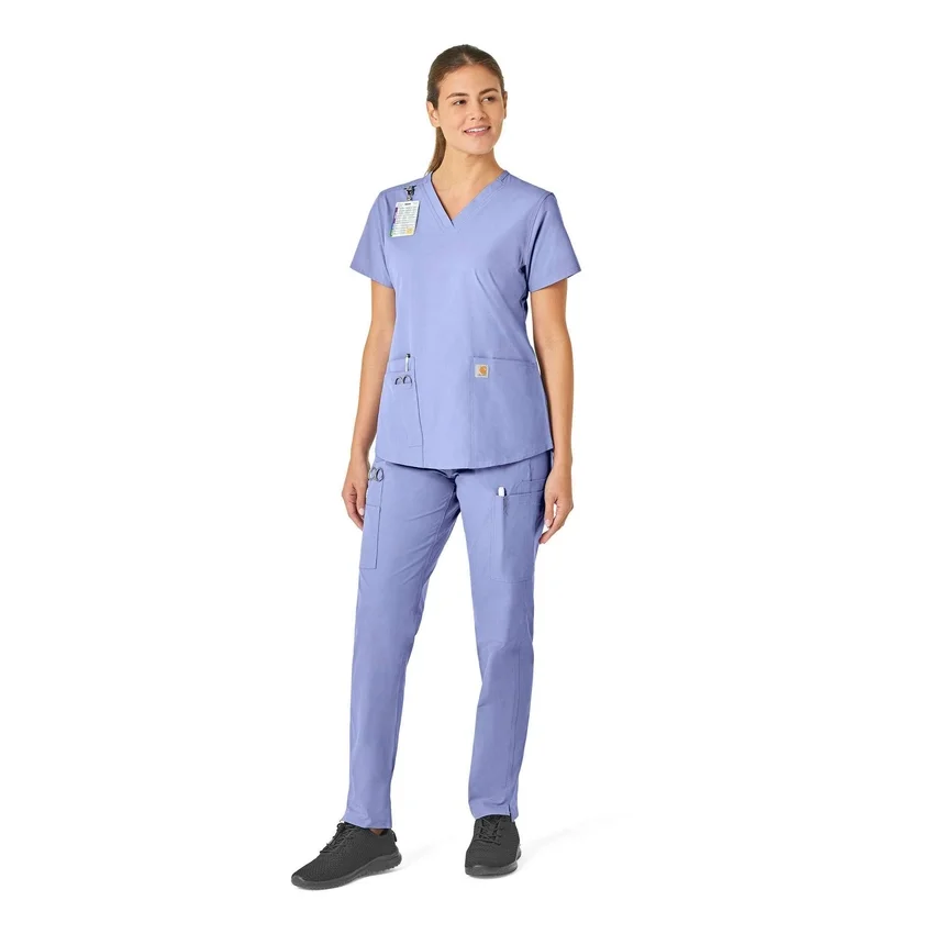 Γυναικείο μπλουζάκι εργασίας Force Essentials με V-neck