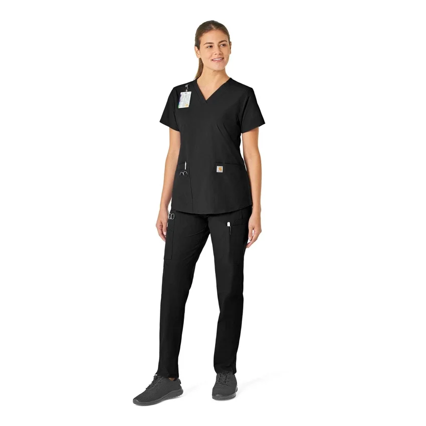 Γυναικείο μπλουζάκι εργασίας Force Essentials με V-neck
