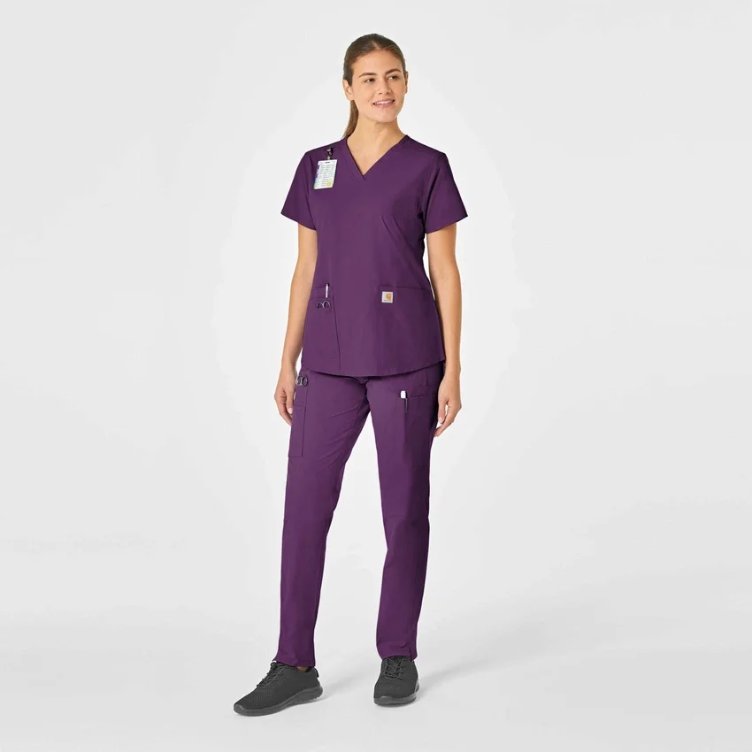 Γυναικείο μπλουζάκι εργασίας Force Essentials με V-neck