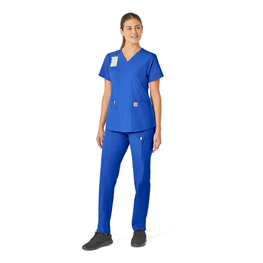Γυναικείο μπλουζάκι εργασίας Force Essentials με V-neck