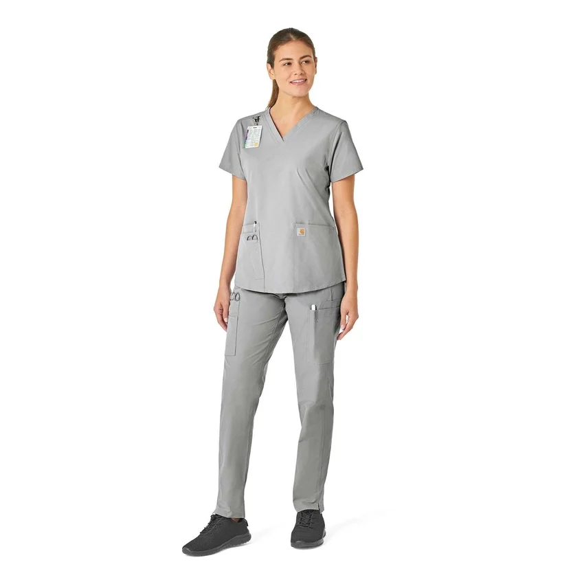 Γυναικείο μπλουζάκι εργασίας Force Essentials με V-neck