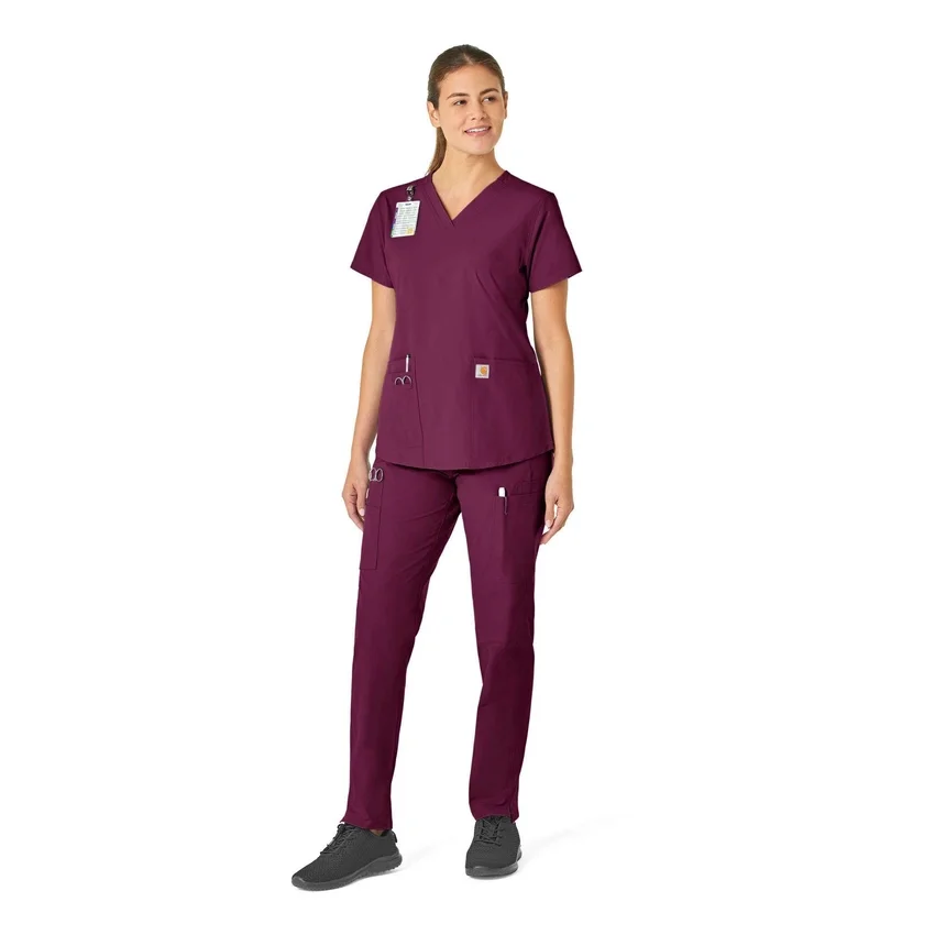 Γυναικείο μπλουζάκι εργασίας Force Essentials με V-neck